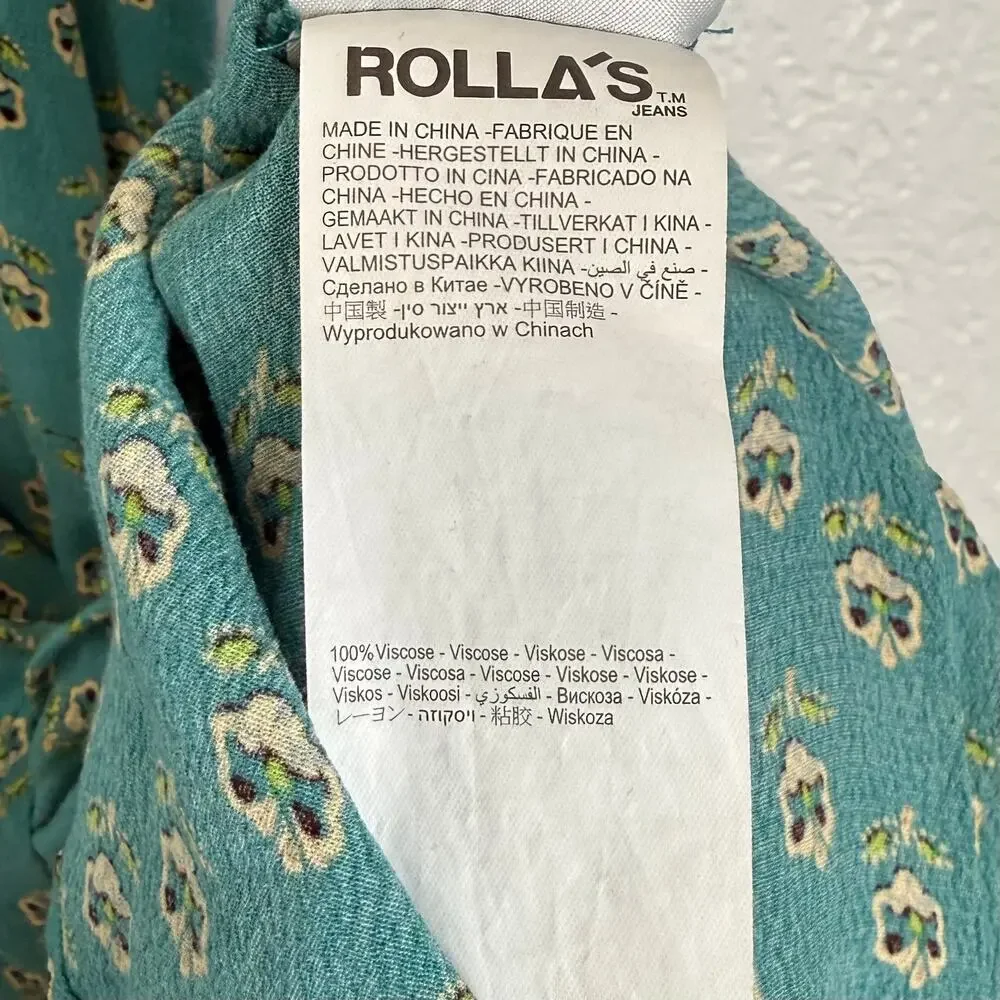 Rolla's Cleo Emmy Lou Wrap Dress Size Small